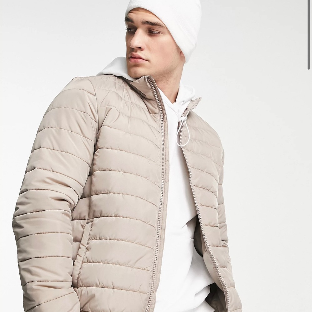 New Look Funnel Neck Puffer (ASOS)